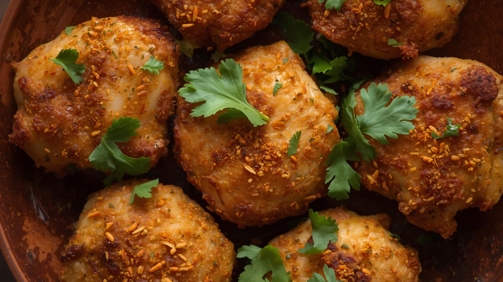 Homemade Chicken Shami Kebab in Air Fryer